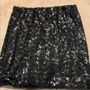 Black Sequin Lauren Conrad Skirt
